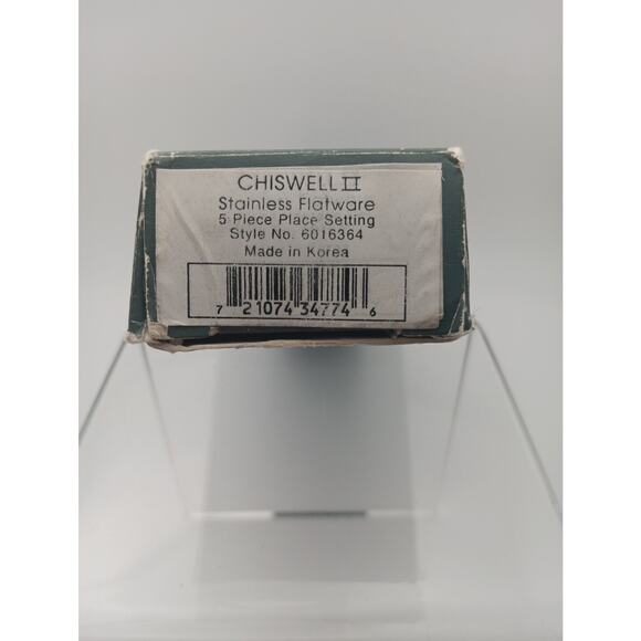 Lenox WILLIAMSBURG CHISWELL II Stainless Flatware 5pc Place Set Korea New In Box - Picture 3 of 3